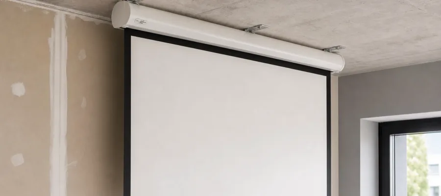 Deckenmontage einer Leinwand: DIY-Schritt-fuer-Schritt ohne Profiwerkzeug