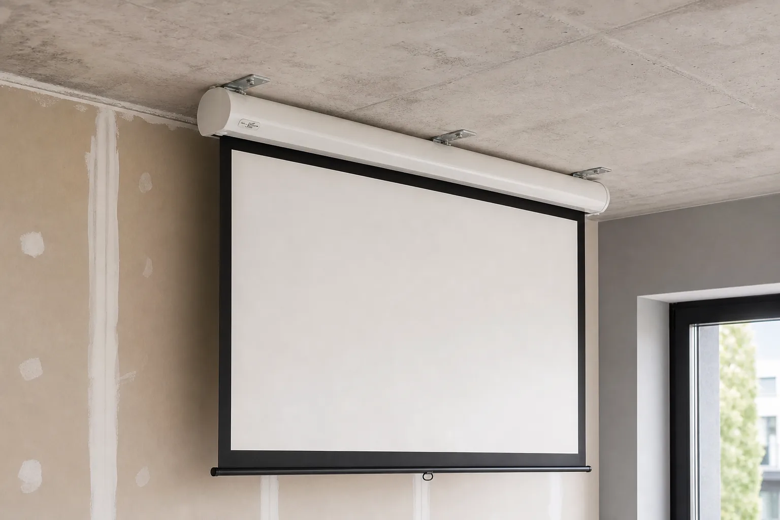 Deckenmontage einer Leinwand: DIY-Schritt-fuer-Schritt ohne Profiwerkzeug
