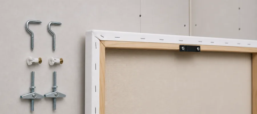 Leinwand an Rigips-Waenden sicher befestigen: DIY-Loesungen und Tipps
