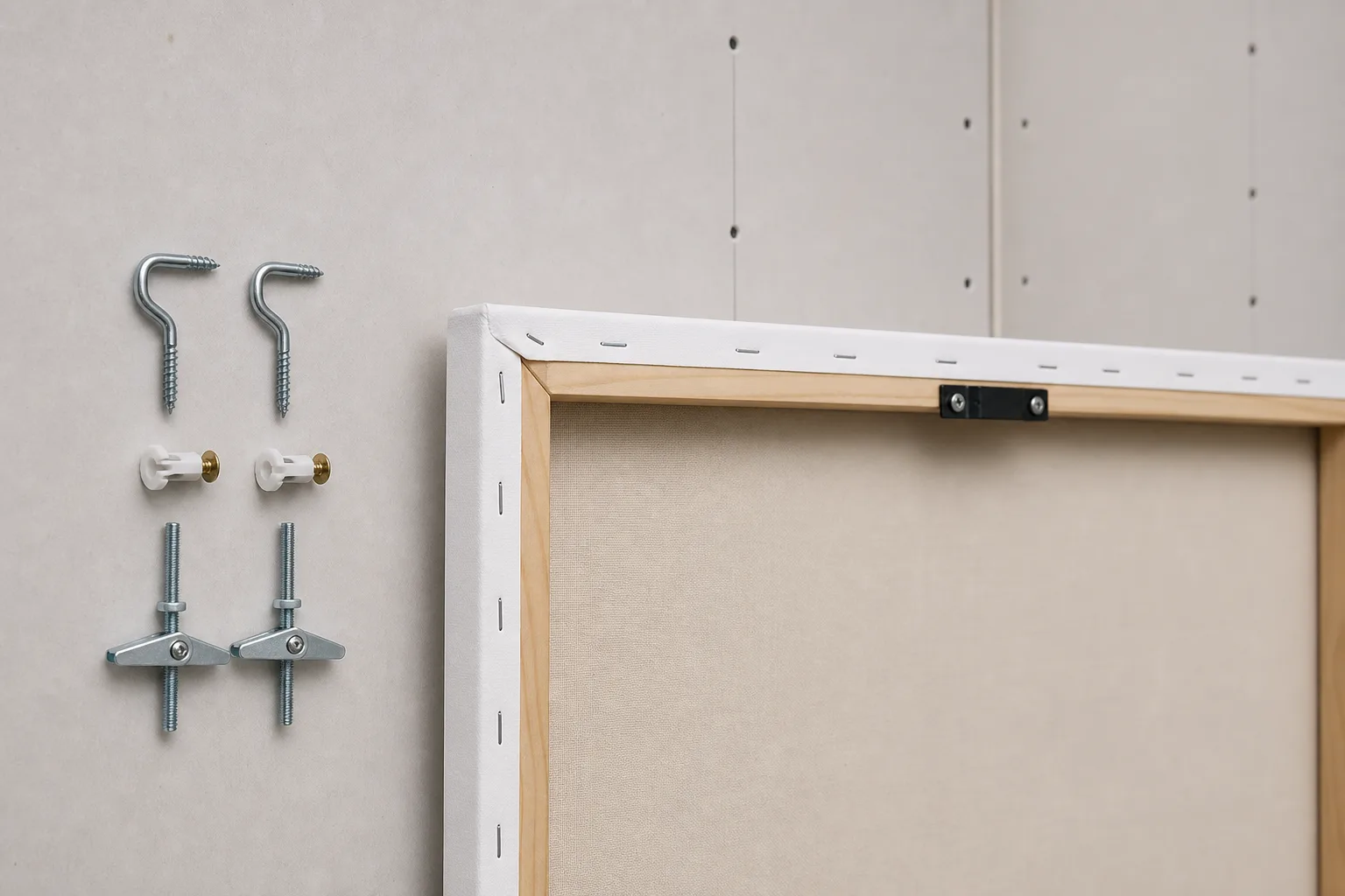 Leinwand an Rigips-Waenden sicher befestigen: DIY-Loesungen und Tipps