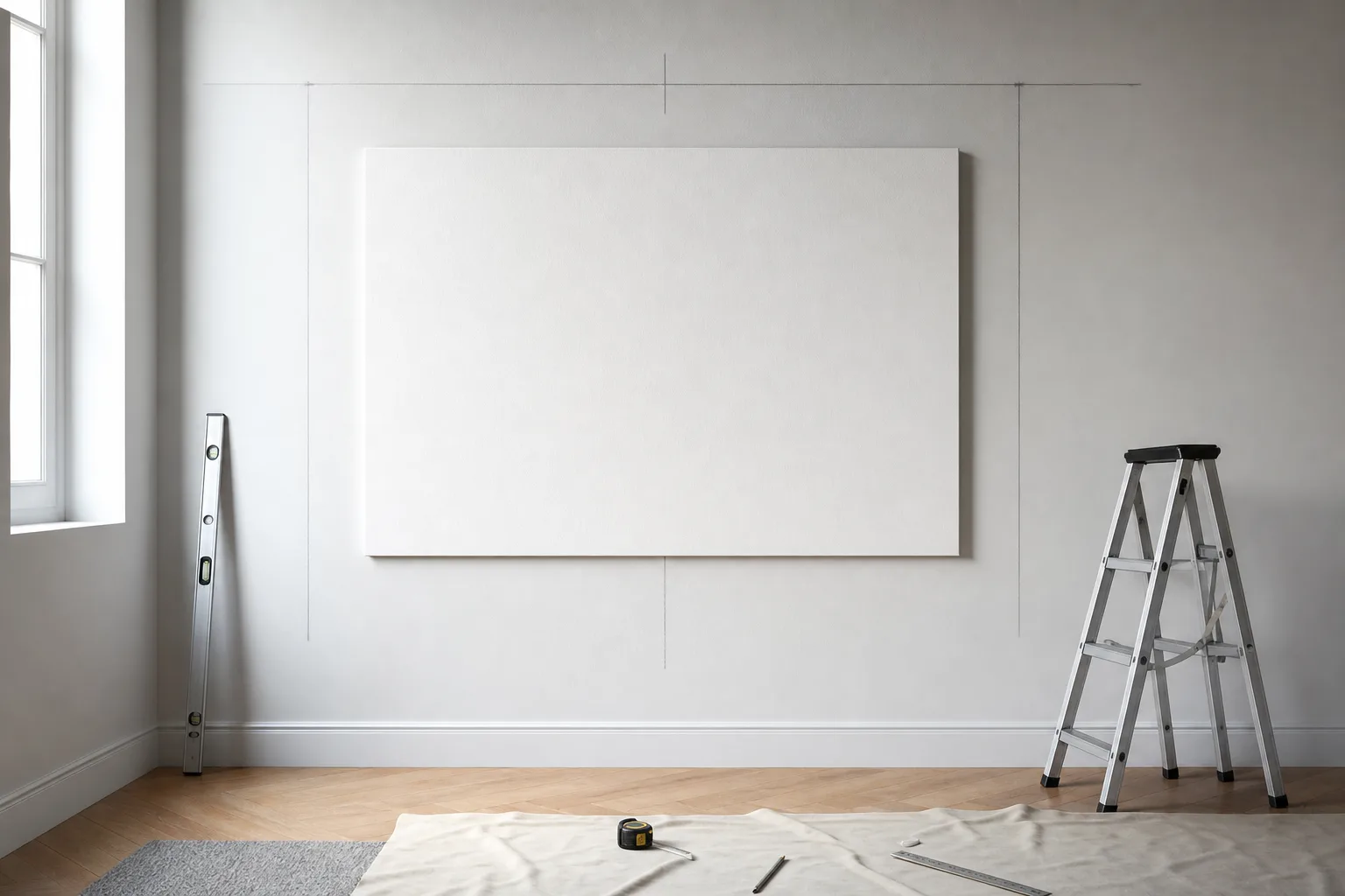 Leinwand Installation und Montage: optimale Positionierung fuer bestes Bild